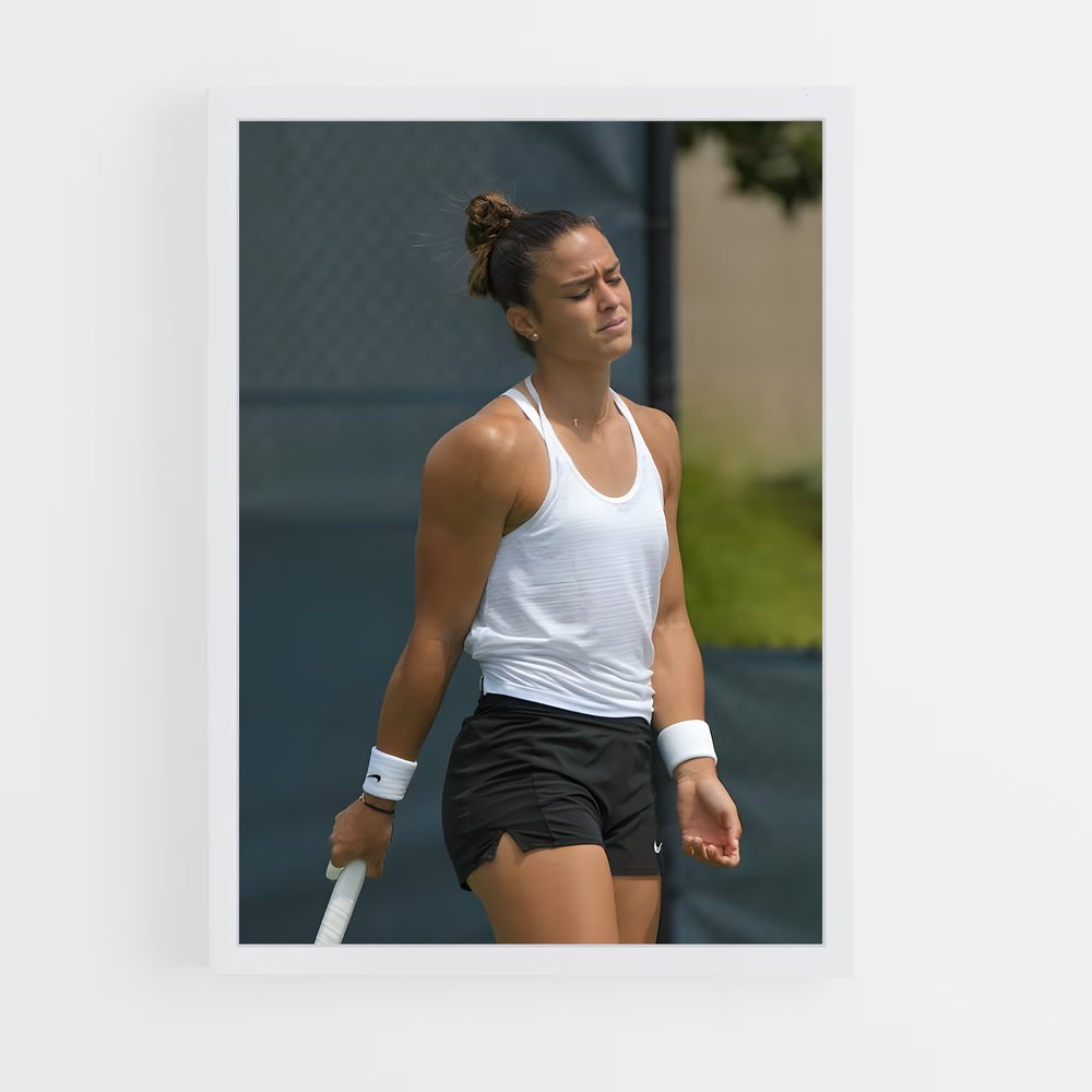 Poster Smash de Sakkari – affiche Tennis (vue 3)